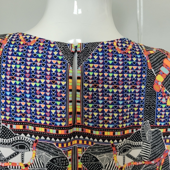 Mara Hoffman Camel Print Mini Shift Dress, VGUC, Size S - Picture 5 of 9